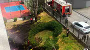 Zonguldak'ta öğrenci yurdunda yangın korkusu yaşandı