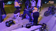 İnegöl yolunda motosiklet kazası 3 kişi hastaneye kaldırıldı