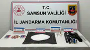 Samsun'da jandarma baskınıyla yüklü miktarda uyuşturucu yakalandı