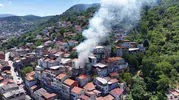 Bursa'da bir yangın iki aileyi evsiz bıraktı