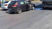 Bağlar'da kaza trafiği durdurdu