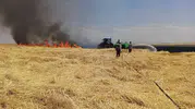 Diyarbakır'da devasa arazi yangını korku dolu anlar yaşattı