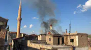 Nevşehir’de bir binanın çatısı alevlere teslim oldu