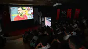Manisalı öğrenciler Dünya Kupası coşkusunu dev ekranda yaşadı