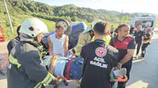 Bartın İnkumu yolunda trafik kazası 4 yaralı
