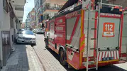 Aydın’da hatalı park yüzünden itfaiye sokağa giremedi