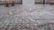 Haziranda kış manzarası Ordu Akkuş beyaza büründü