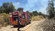 Bodrum Turgutreis’te korkutan yangın büyümeden söndürüldü