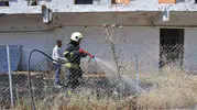 Muğla Menteşe'de otel yakınında korkutan yangın