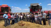 Edirne tarlalarında hasat mesaisi dualarla açıldı