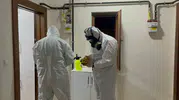 Karaman'da apartmanda ilaç paniği