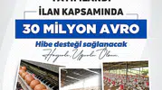 Tarım ve hayvancılık üreticisine 30 milyon euroluk yeni destek paketi