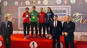 Bilecikli karateci Tuğba Çürük Akdeniz’de podyuma çıktı