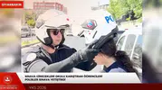 YKS günü polisten öğrencilere hızlı ulaşım desteği