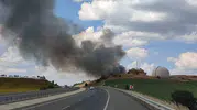 Keşan’daki çöp tesisinde çıkan yangın paniğe yol açtı