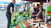 Germencik’in asırlık pazarı yeni kimliğiyle hizmete girdi