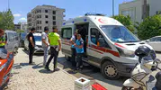 Adıyaman'da motosiklet kazası iki kişiyi hastanelik etti