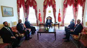 Erdoğan Dolmabahçe’de Ermeni Patriği Maşalyan ile bir araya geldi