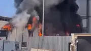 Gaziantep sanayisinde büyük yangın paniği