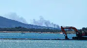 Cunda Adası’nda yangın paniği kısa sürede kontrol altına alındı