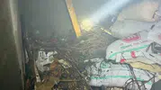 Kurtalan’da bina altındaki odunlukta yangın paniği