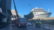 Beyoğlu’nda tadilat yapılan binada yangın paniği yaşandı