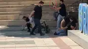 Orhangazi meydanında bıçaklı kavgaya havaya ateşli müdahale