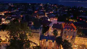 Antalya’nın simgesi Üçkapılar artık geceleri ışık saçıyor