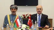 Kurtulmuş Bakü'de Umman Meclis Başkanı ile stratejik iş birliğini konuştu