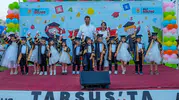 Tarsuslu minikler okul öncesi eğitime veda etti