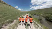 Erzurum’un dağlarında adrenalin dolu zorlu yarışlar başladı