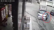 Bursa'da yaya geçidinde dehşet anları kamerada