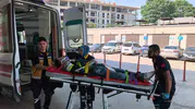 İnegöl kavşağında tır ve motosiklet çarpıştı