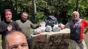 Eskişehirli motosikletçiler Kütahya’da temizlik seferberliği başlattı