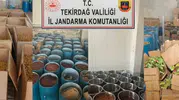 Çerkezköy sanayi sitesinde dev tütün operasyonu