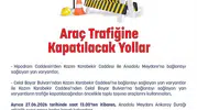 Ankara trafiğinde 27 Haziran mesaisi