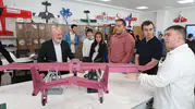 Kayseri'deki teknoloji merkezine Avrupalı öğrencilerden tam not