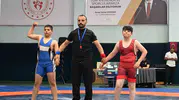 Erzurumun minik pehlivanları Ankara yolcusu
