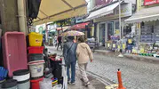 Eskişehir’de bunaltıcı sıcaklar yerini sağanağa bıraktı