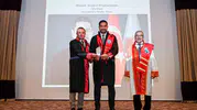 Milli Güreşçi Taha Akgül’e akademik onur