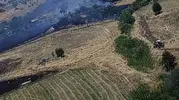 Kahramanmaraş Yeniyapan’da ormanlık alan alevlere teslim oldu