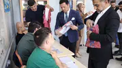 Veysi Duyan özel öğrencilere forma dağıttı