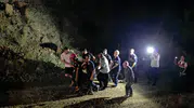 Kozan'da 100 metrelik uçuruma yuvarlanan sürücüyü ekipler kurtardı