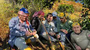 Aydın incir bahçelerinde milli maç molası