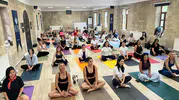 Kapadokya balonları arasında üç günlük yoga maratonu
