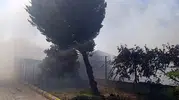 Tekirdağ'da tarım arazisi yangını yerleşim yerlerini tehdit ediyor