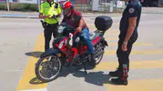 Bozüyük yollarında motosikletli sürücülere kapsamlı denetim