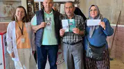 Akçakoca pazarında sağlık taraması ve uyarı mesaisi