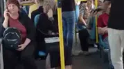 Bursa metrosunda telefon kavgası