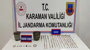 Karaman jandarmasından geniş çaplı defineci ve kaçakçı operasyonu